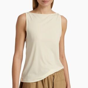 Vince Elegant Cream Tank Top